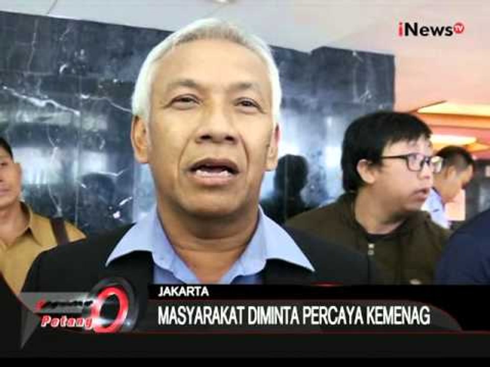 Wakil Ketua DPR Meminta Masyarakat Percaya Dengan Kementerian Agama - iNews Petang 29/09