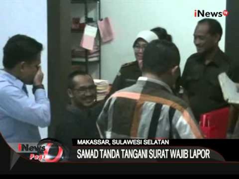 Abraham Samad Jalani Wajib Lapor Di Makassar, Sulsel - iNews Pagi 02/10