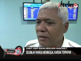 Dialog 02, Sutarmidji SH M KUM, Kabut Asap Bukan Bencana Nasional iNews Petang 0110