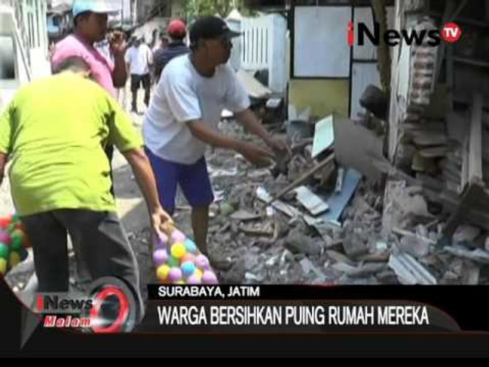 Warga Bersihkan Puing Rumah Akibat Tertabrak Kereta Barang Yang Anjlok - iNews Malam 04/10