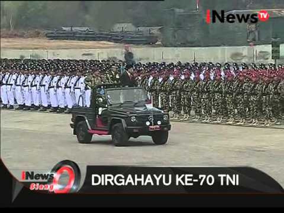 Inilah Kemeriahan HUT TNI  Ke-70 - iNews Siang 05/10