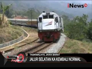 Jalur Selatan Kereta Api Kembali Normal - iNews Pagi 06/10