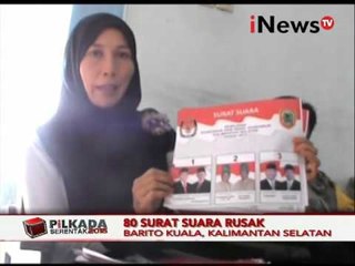 KPUD Barito Kuala, Kalimantan Selatan Temukan 80 Surat Suara Yang Rusak - iNews Pagi 27/11