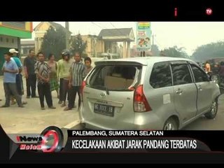 Kabut Asap Sebabkan Tabrakan Antar Mobil - iNews Malam 11/10