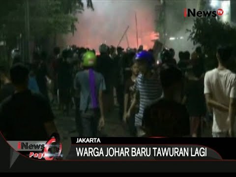 Tawuran Warga Johar Baru, Petasan Hingga Bom Molotov - iNews Pagi 12/10