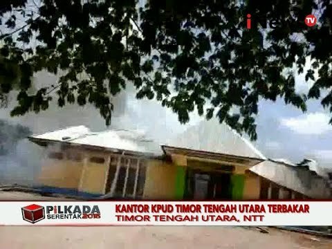 Jelang Pikada, Kantor KPUD Terbakar Semua Berkas Hangus Terbakar - iNews Pagi 12/10