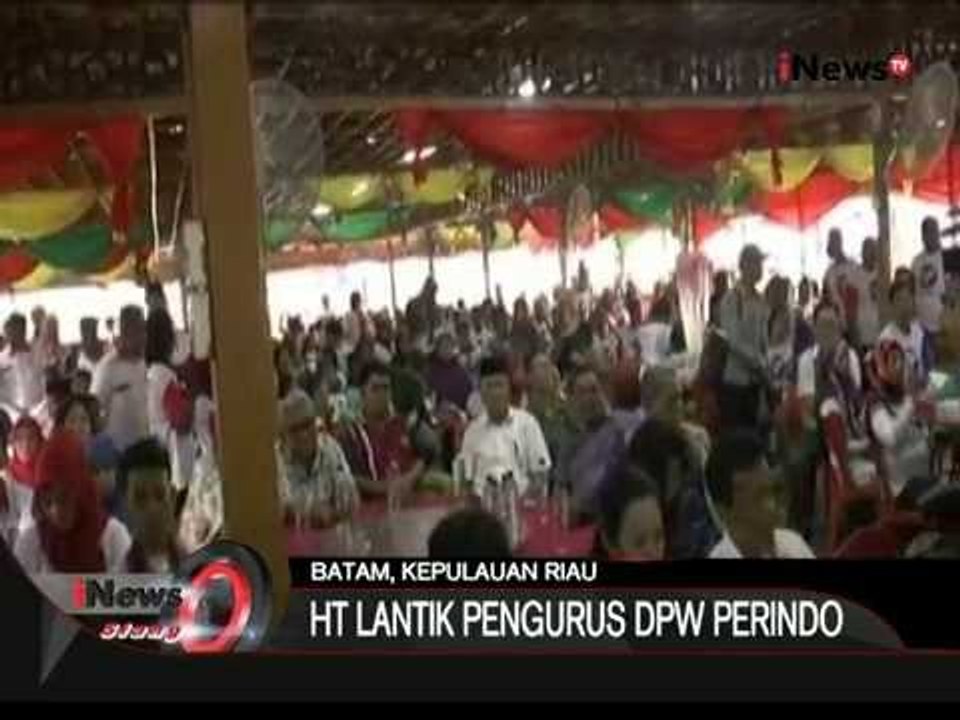 HT Melantik DPW Partai Perindo Di Kep. Riau - iNews Siang 14/10