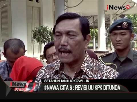 Revisi Undang-Undang KPK, Presiden Setuju Atau Tidak ? - iNews Siang 16/10