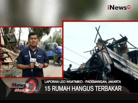 15 Rumah Hangus Terbakar Di Pademangan - iNews Siang 16/10