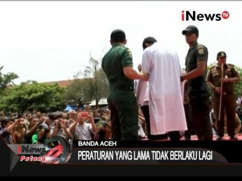 Hukuman Cambuk Pezina Akan Diberlakukan 23 Oktober 2015 Di Aceh - iNews Petang 20/10