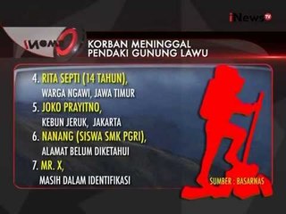 9 Orang Korban Gunung Lawu Dievakuasi Tim SAR - iNews Pagi 20/10