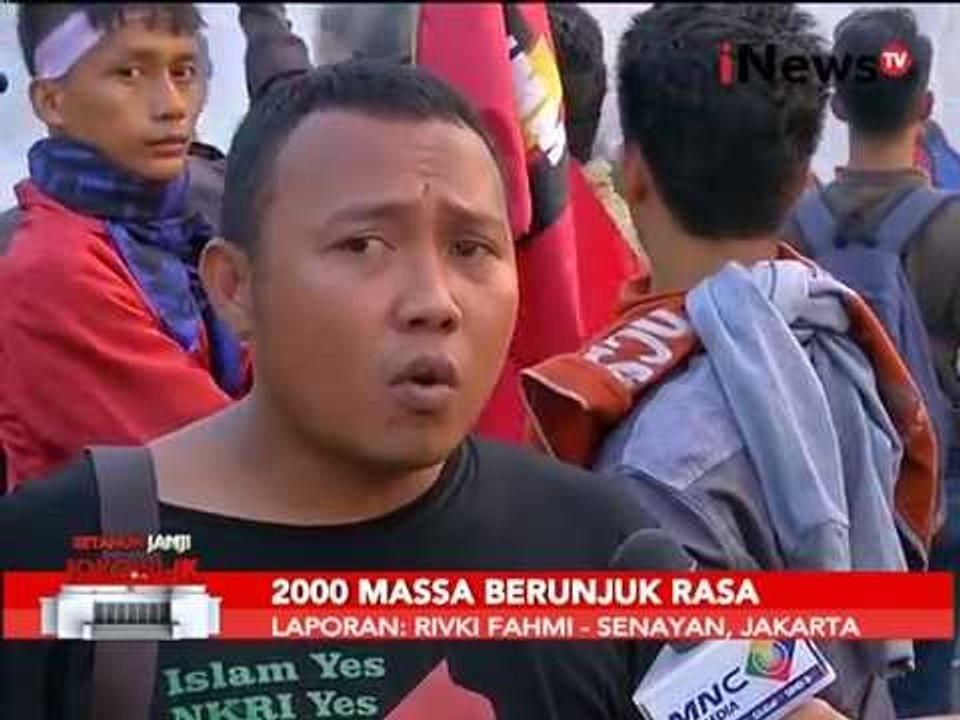 Live Report: Situasi Unjuk Rasa Massa Di Depan Gedung DPR - iNews Petang 20/10