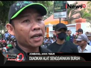 Jombang, Ribuan Buruh Turun Ke Jalan - iNews Petang 22/10