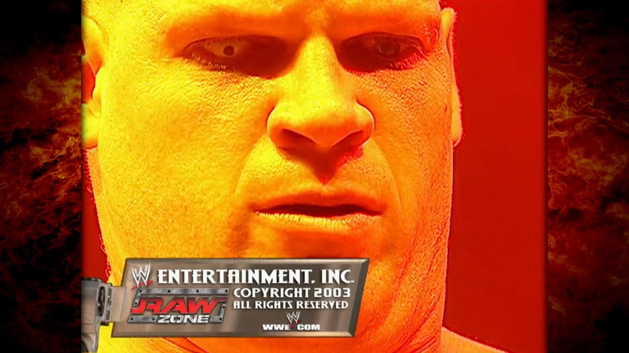 Kane Scares Off Evolution & Chokeslams a Lifeless Goldberg! 11/17/03