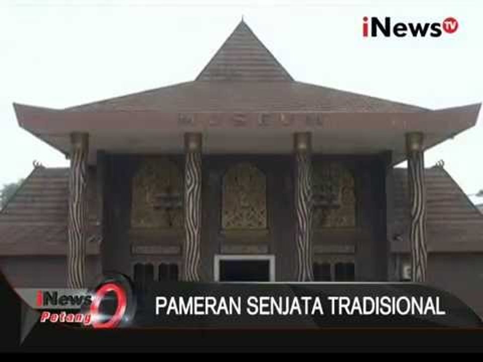Pameran Senjata Tradisional Di Museum Balaputra Dewa Di Palembang - iNews Petang 23/10