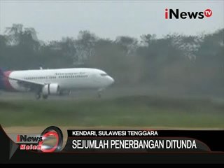 Kabut Asap Ganggu Penerbangan Di Kendari - iNews Malam 25/10