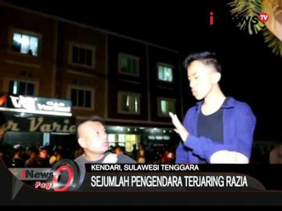 Operasi Zebra 2015 Di Kendari, Polisi Tangkap Remaja Yang Membawa Senjata Tajam - iNews Pagi 27/10