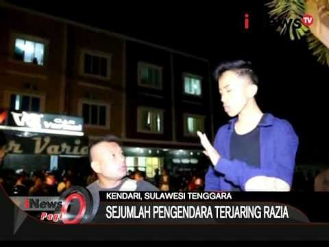Operasi Zebra 2015 Di Kendari, Polisi Tangkap Remaja Yang Membawa Senjata Tajam - iNews Pagi 27/10