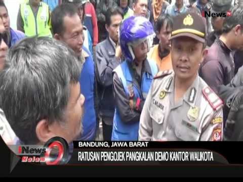 Perseteruan, Pengemudi Ojek Pangkalan Serbu Kantor Ojek Online Di Bandung - iNews Malam 26/10