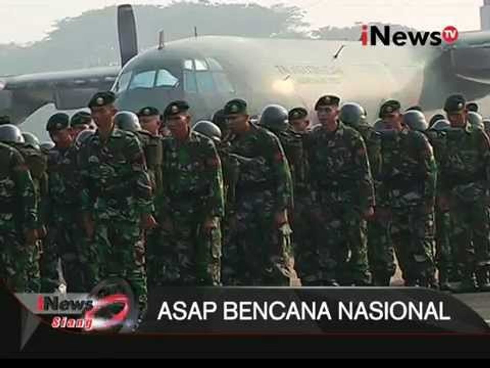 Upacara Pemberangkatan Satgas Prajurit TNI Ke Riau - iNews Siang 27/10