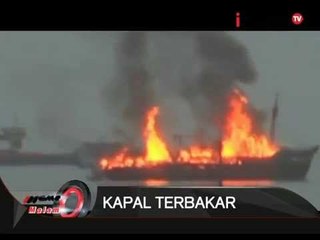Aneh !!! Kapal Motor Yang Sedang Berlabuh Tiba-Tiba Terbakar - iNews Malam 28/10