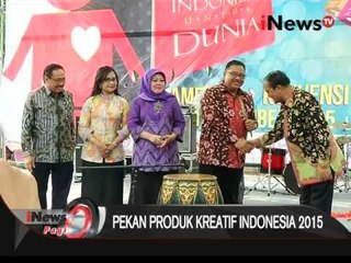 Inilah Kemeriahan Acara Pekan Produk Kreatif Indonesia 2015 - iNews Pagi 29/10