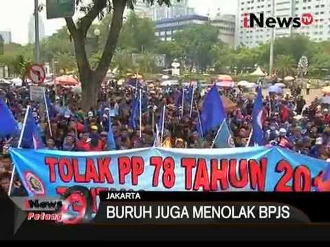 Demo Buruh, Buruh Juga Menolak BPJS - iNews Petang 29/10