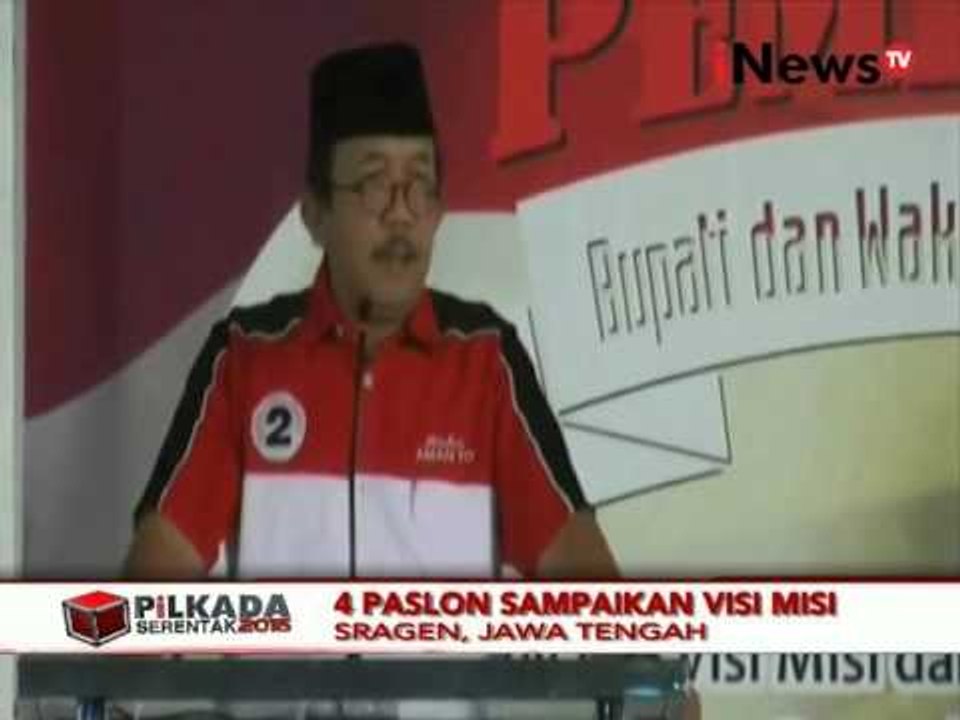 Bentrok Dua Paslon Calon Bupati Sragen Bentrok Dipicu Saling Ejek - iNews Pagi 29/10
