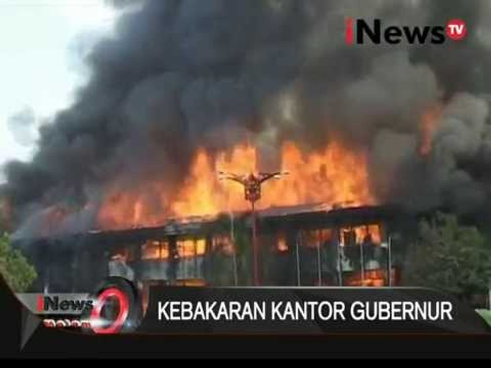 Kebakaran Kantor Gubernur Kalimantan Tengah Diduga Hubungan Pendek Arus Listrik - iNews Malam 01/11