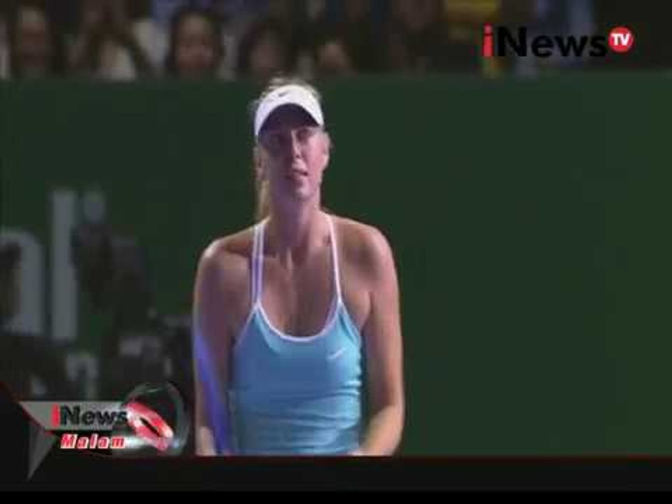 WTA Finals Singapore, Maria Sharapova Kandaskan Halep 6-4, 6-4 - iNews Malam 29/10