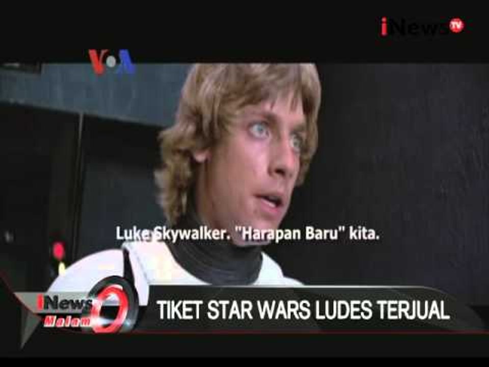 Ticket Perdana Star Wars Sudah Ludes Terjual - iNews Malam 01/11