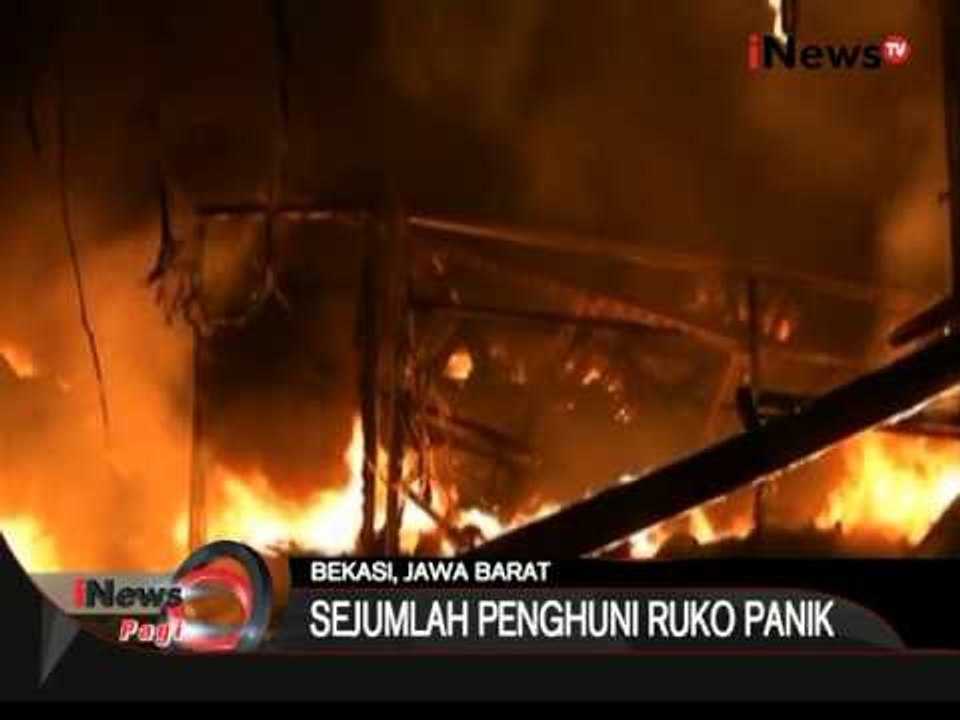 Kebakaran 8 Ruko Di Bekasi, 6 Unit Damkar Dikerahkan - iNews Pagi 04/11
