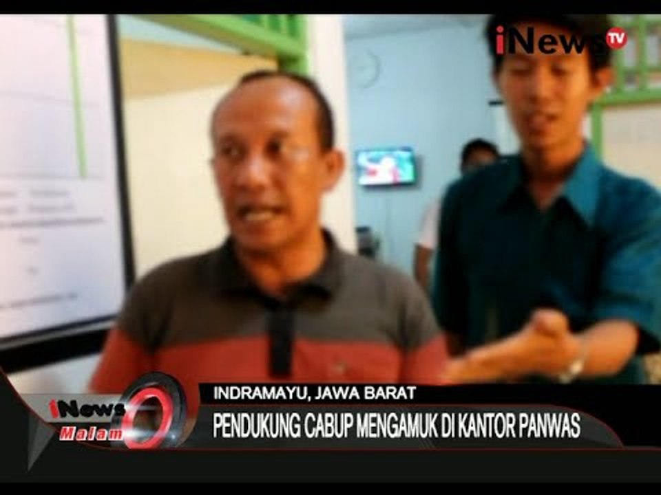 Pendukung Cabup Indramayu Mengamuk Di Kantor Panwas Pilkada- iNews Malam 03/11
