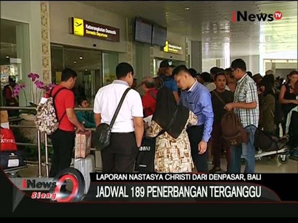 Live Report: Bandara Ngurah Rai Kembali Ditutup Hingga Besok Pagi  - iNews Siang 04/11