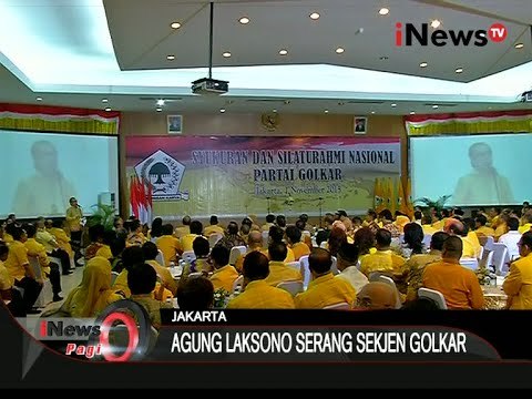 Baru Saja Islah, Dua Kubu Partai Golkar Berdebat Soal Pengurus Partai - iNews Pagi 04/11
