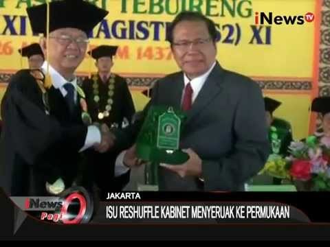 Rizal Ramli Nocomment Soal Isu Reshuffle Kabinet - iNews Pagi 09/11