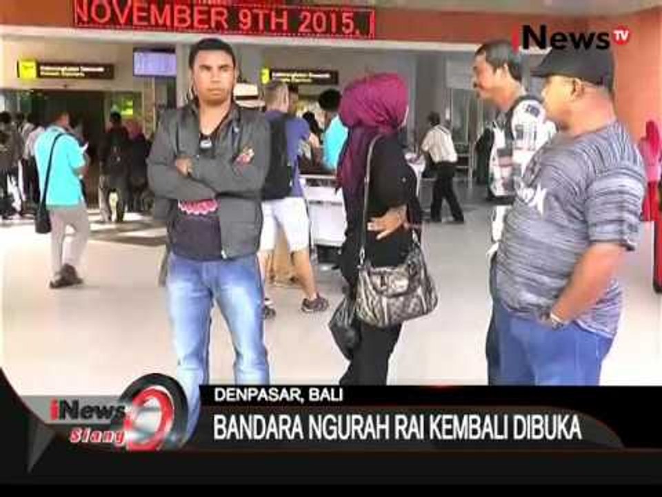 Bandara Ngurah Rai Bali Kembali Dibuka - iNews Siang 09/11
