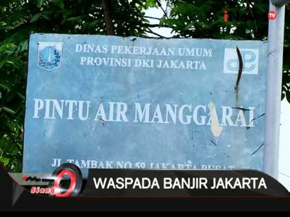 Pintu Air Manggarai Diharapkan Dapan Berfungsi Sebagai Pencegah Banjir - iNews Siang 09/11