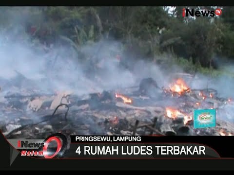 Kompor Gas Meledak, 4 Rumah Hangus Terbakar Di Teluk Betung - iNews Malam 05/11