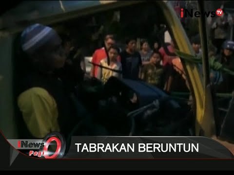 Sopir Terjepit Badan Truk, Tabrakan Beruntun Di Jalanraya Yogya Magelang - iNews Pagi 09/11