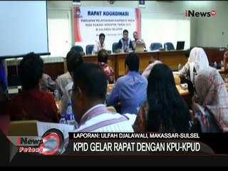 Live Report: KPID Gelar Rapat Dengan KPU Dan KPUD - iNews Petang 09/11