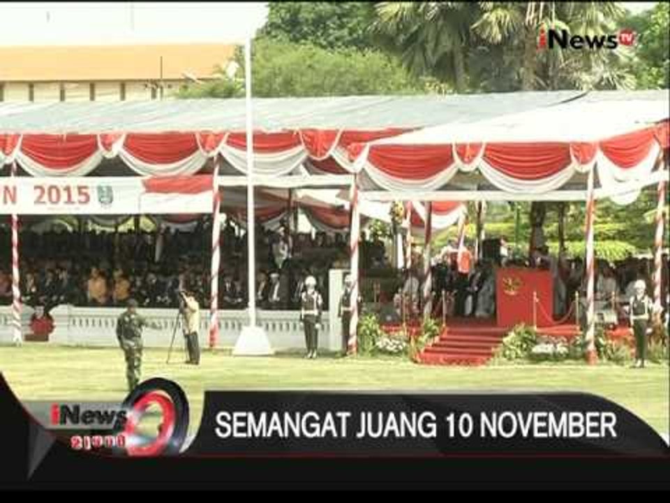 Upacara Peringatan Hari Pahlawan Di Surabaya Dipimpin Langsung Presiden Jokowi - iNews Siang 10/11