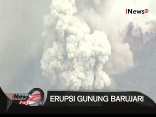 Semburan Abu Vulkanik Gunung Barujari Masih Terjadi Sampai Saat Ini - iNews Pagi 11/11
