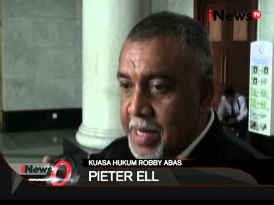 Robby Abas Ajukan Permohonan Ke MK - iNews Siang 12/11