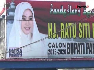 Jelang Pilkada Alat Praga Kampanye Dipasang Paslon Di Pandeglang - iNews Pagi 17/11