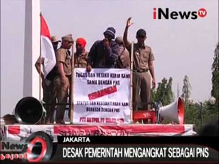 Satpol PP Desak Pemerintah Mengangkat Sebagai PNS - iNews Petang 18/11