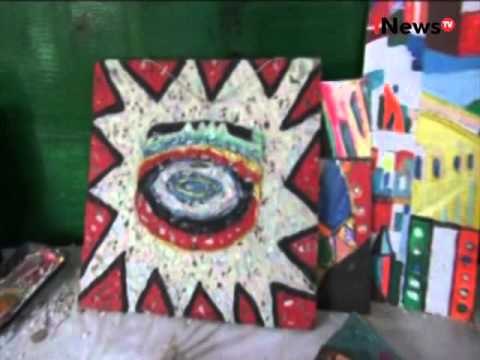 Karya Lukis Dari Limbah Kertas - iNews Malam 22/11