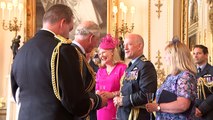 Royals attend Buckingham Palace reception for RAF100