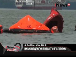 Pengangkatan Bangkai Kapal KM Wihan Sejahtera Dihentikan - iNews Malam 23/11