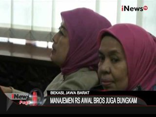 Descargar video: Dugaan Malpraktek, Dinkes Dan Pengurus RS Awal Bros Bungkam - iNews Pagi 25/11